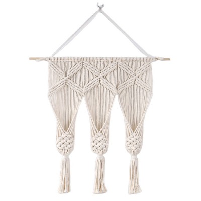 Macrame Plant Hangers Hanging Shelf Flower Pot Holder macrame plant pot hanger Boho Home Decor