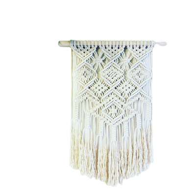 woven cotton rope macrame bohemian room decoration wall hanging tapestry