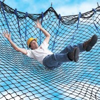 Colorful construction safety net for building protect